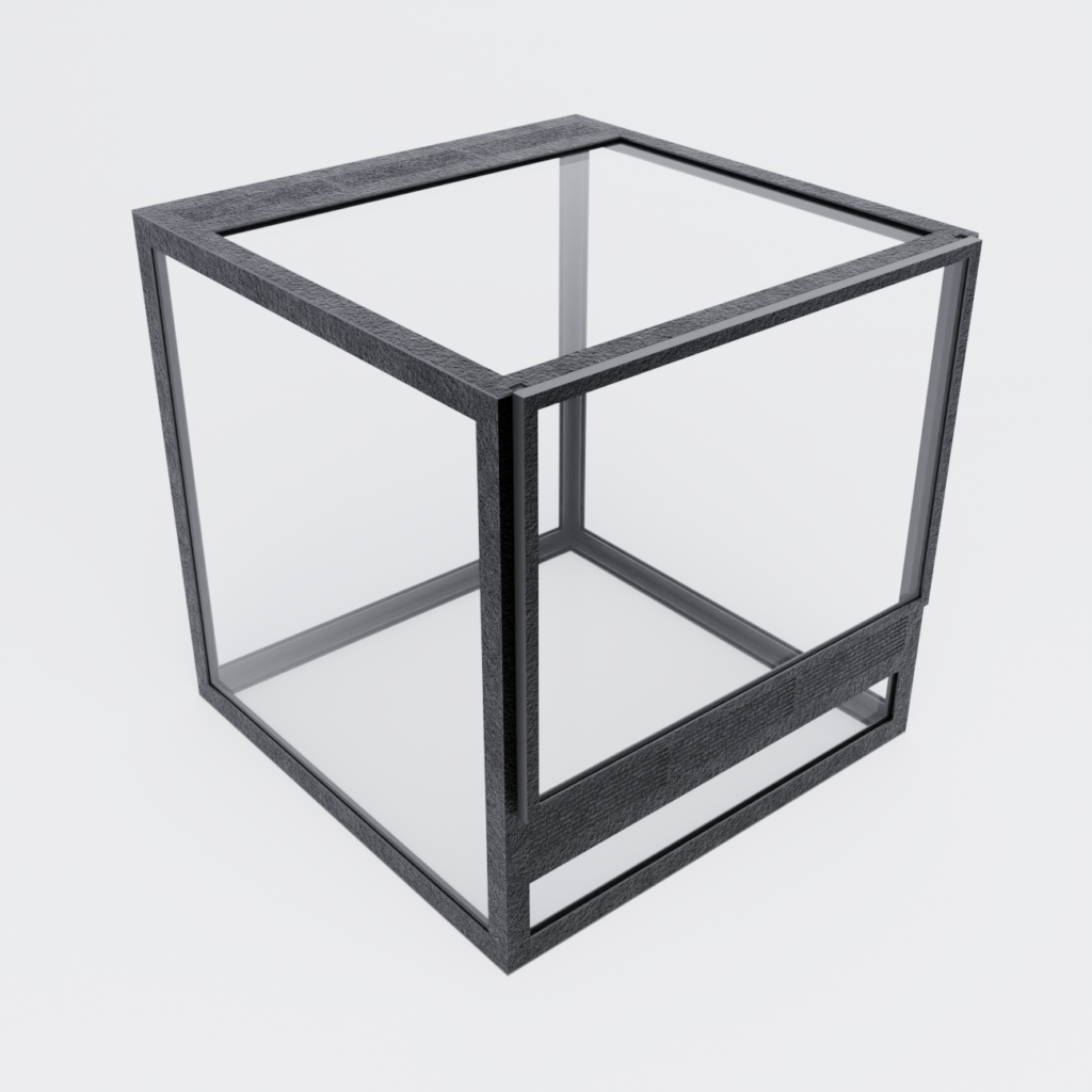 Terrarium szklane 15x15x15