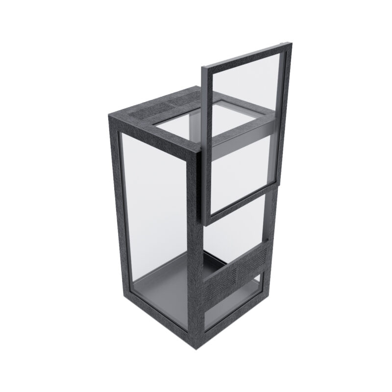 Terrarium szklane 7x7x13