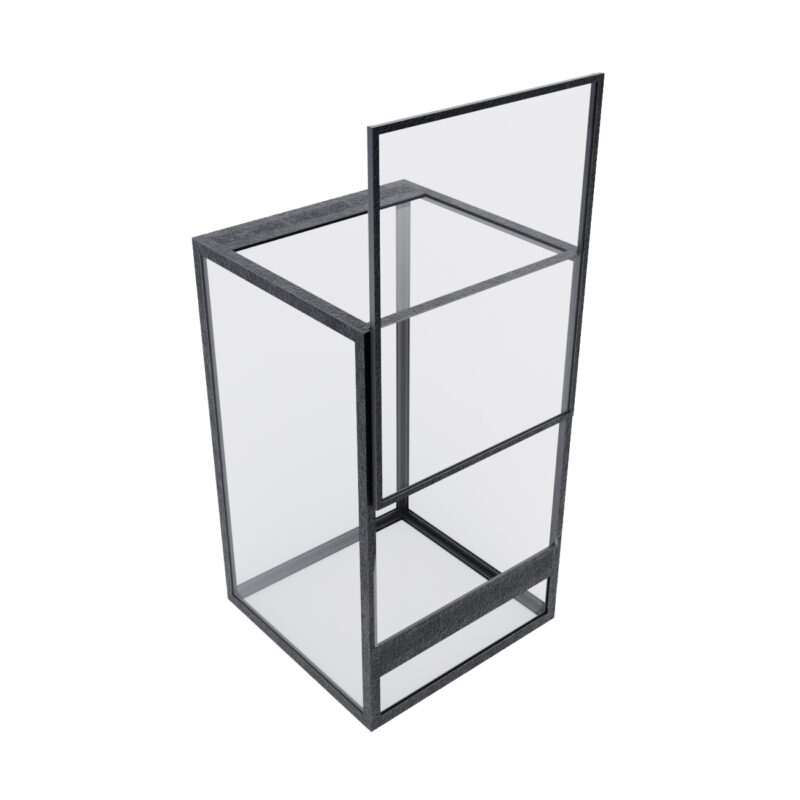 Terrarium szklane 15x15x25