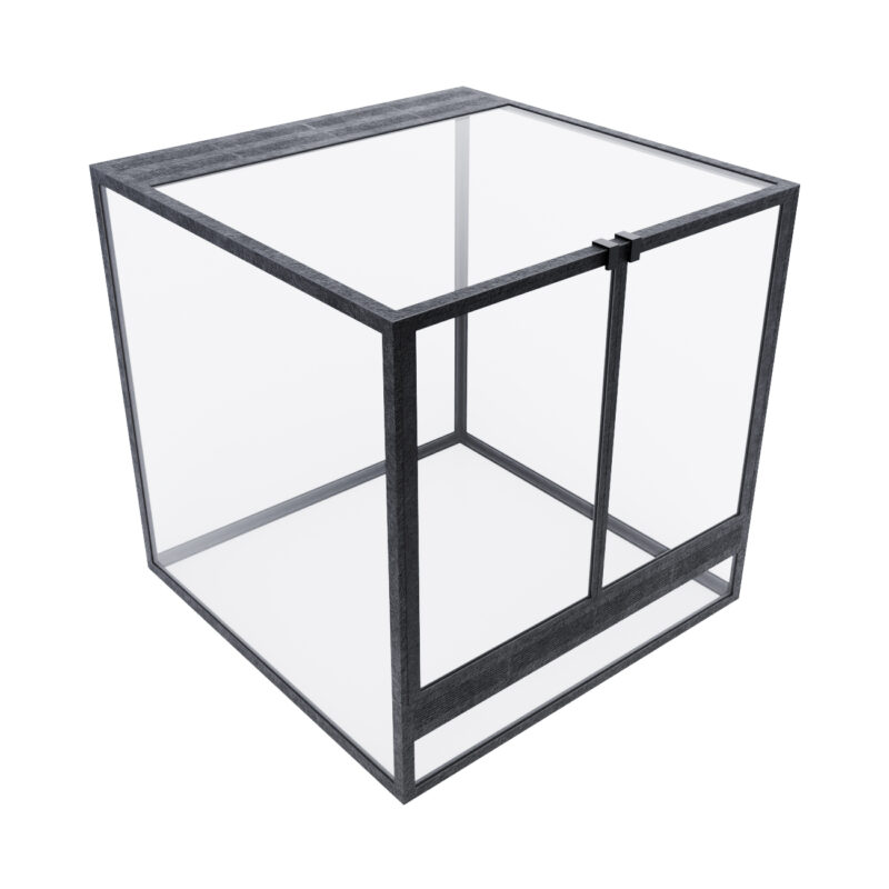 Terrarium szklane 25x25x25